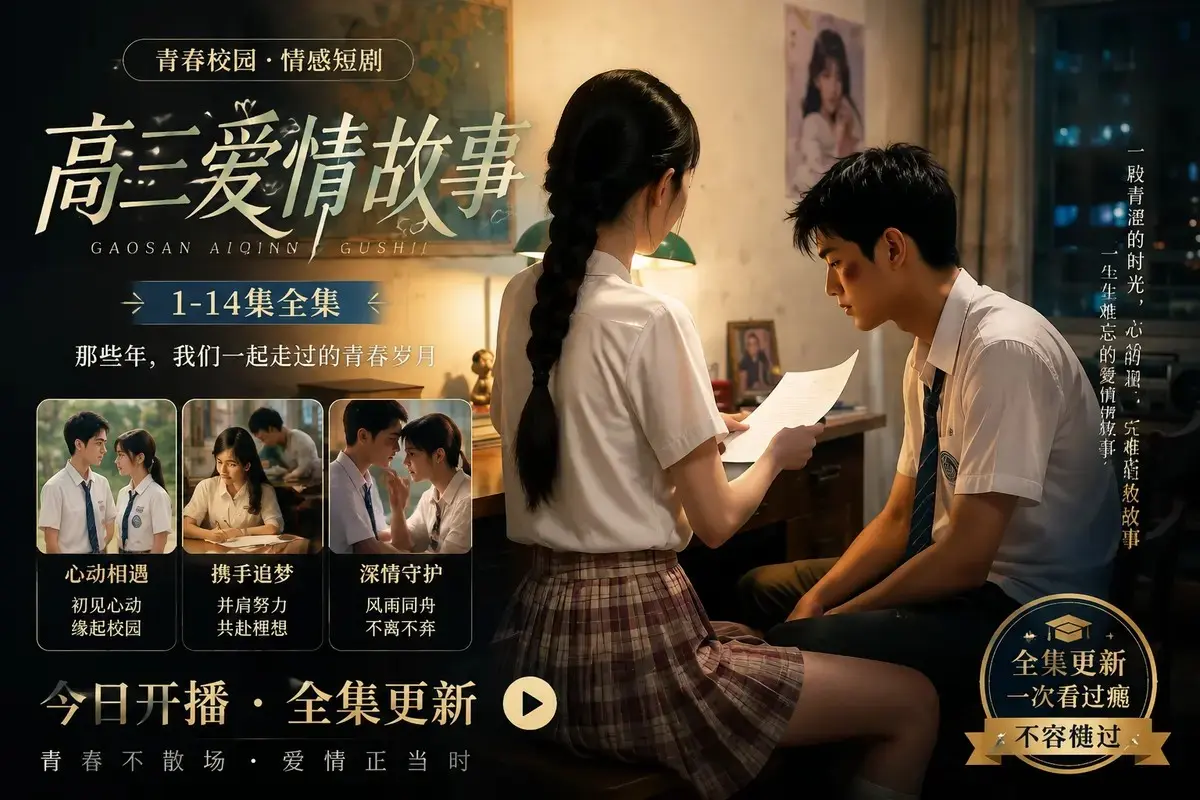 AI短剧《高三爱情故事》高清未删减全集在线观看 - 蓝光修复中字版资源 - 全程高能免费播放